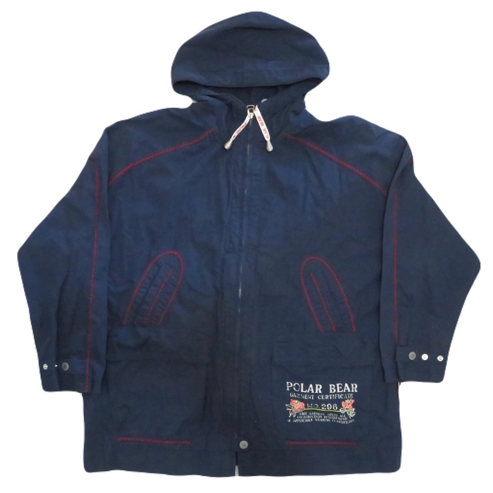 Y2K Polar Bear Nylon Jacket